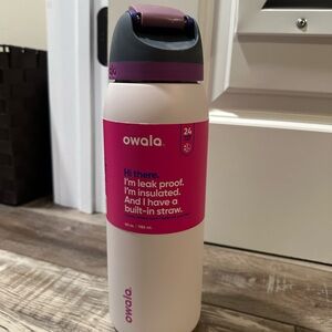 40 oz Owala Pink and Purple Insulated Water Bottle